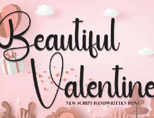 Beautiful Valentine font