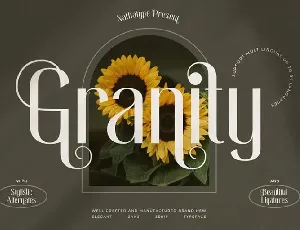 Granity font