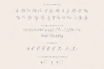 Felmora Calligraphy font