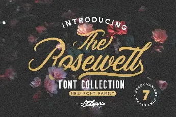 Rosewell Script font