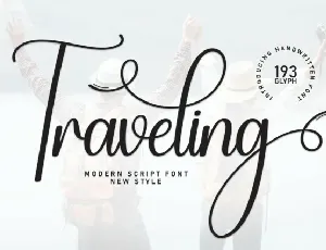 Traveling Script font