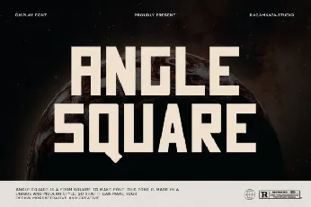 Angle Square font