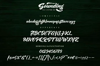 Sounding font