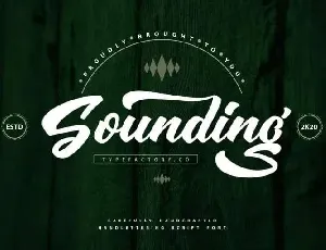 Sounding font