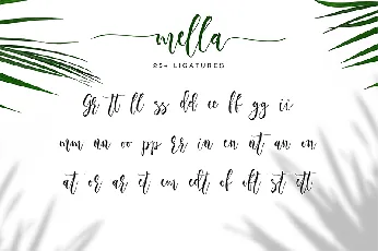 Mella font