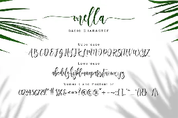 Mella font