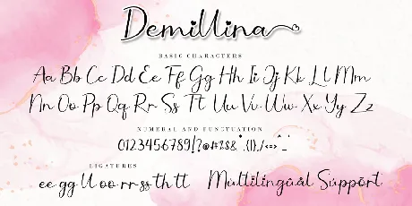 Demillina font