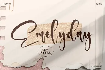 Emelyday font