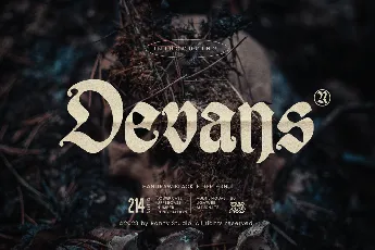 Devans font