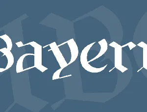 Bayern font