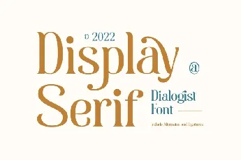 Dialogist font