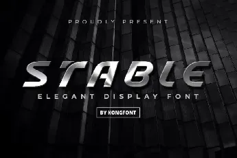 Stable Display font