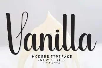 Vanilla font