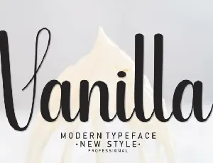 Vanilla font