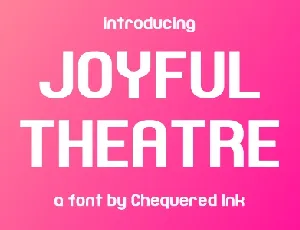 Joyful Theatre font