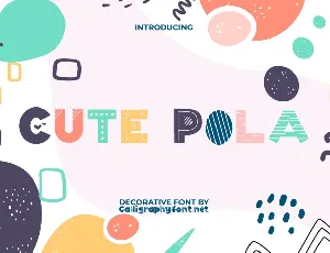 Cute Pola Demo font