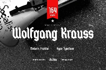 Wolfgang Krauss font