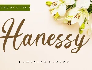 Hanessy font