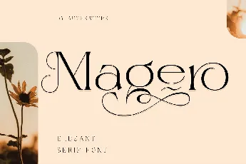 Magero font