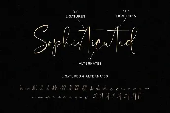 Undercut Signature font