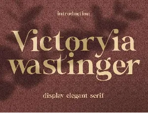 Wastinger font