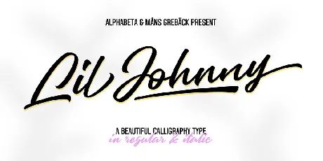 Lil Johnny PERSONAL USE ONLY font