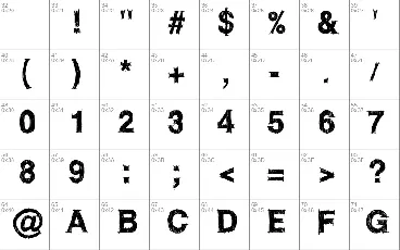 WC ROUGHTRAD Bta font