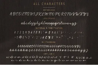 Rustyne font