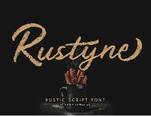 Rustyne font