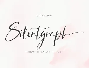 Silentgraph font