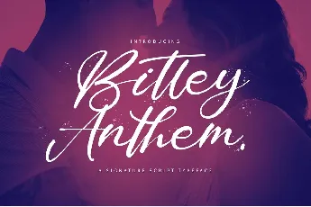 Bitley Anthem font