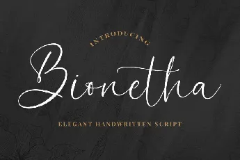 Bionetha font