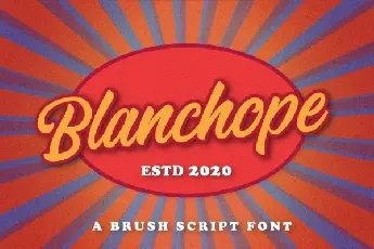 Blanchope Script font