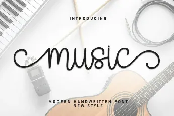 Music Script font