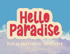 Hello Paradise font