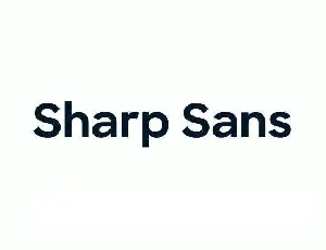 Sharp Sans font