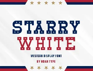 Starry White Demo font