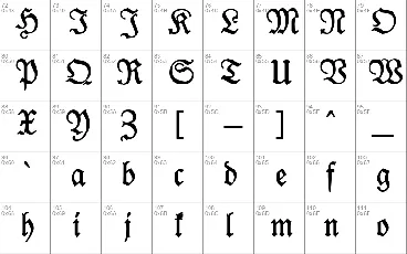 Leipzig Fraktur font