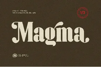 Magma font