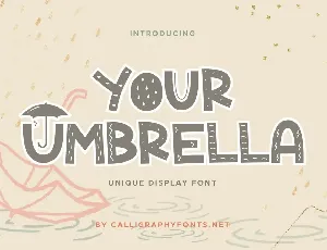 Your Umbrella font