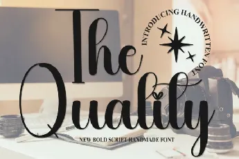 The Quality Script font