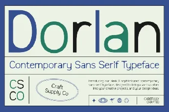 Dorlan font