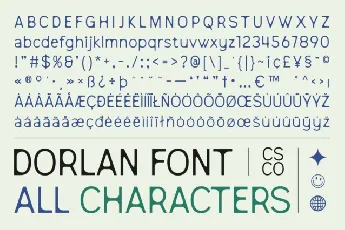 Dorlan font