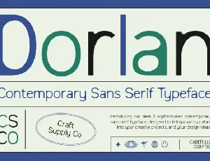 Dorlan font