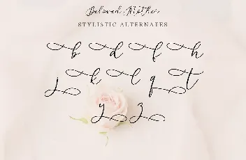 Beloved Mother font