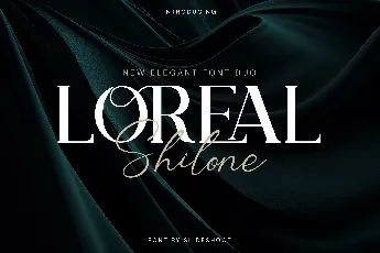 Loreal Shilone font