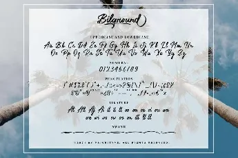 Bilground font