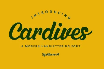 Cardives font