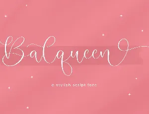 Balqueen font