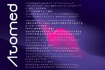 Atomed font